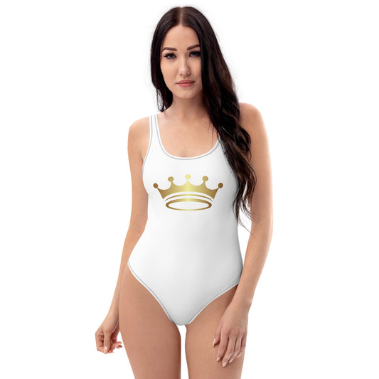 One-Piece Swimsuit | KOR Crown Logo