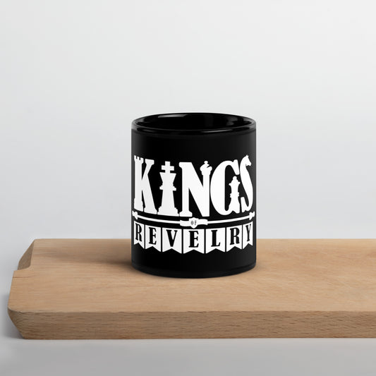 Black Glossy Mug | KOR Chess Logo